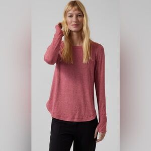 Athleta Uptempo Long Sleeve Top Size Small